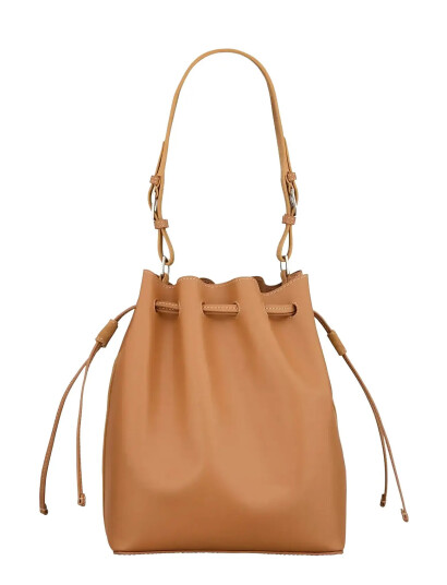 Becksöndergaard Smooth Bucket Bag Brown ONE SIZE Becksöndergaard Smooth Bucket Bag Brown ONE SIZE