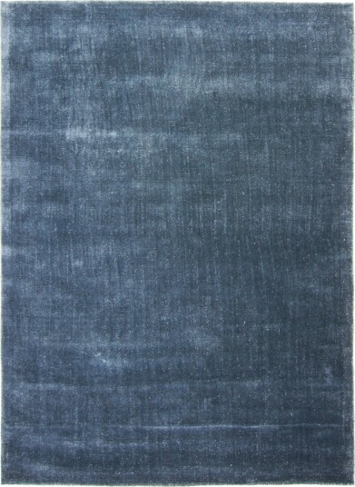 Recycled PET with viscose look blå Størrelse: 240 x 340 cm