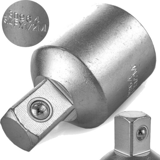 Forcekraft Adapter 3/4"(F) X 1/2"(M)