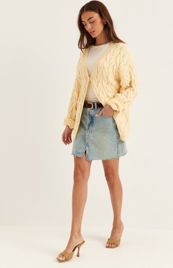 Dr. Denim Ara Skirt