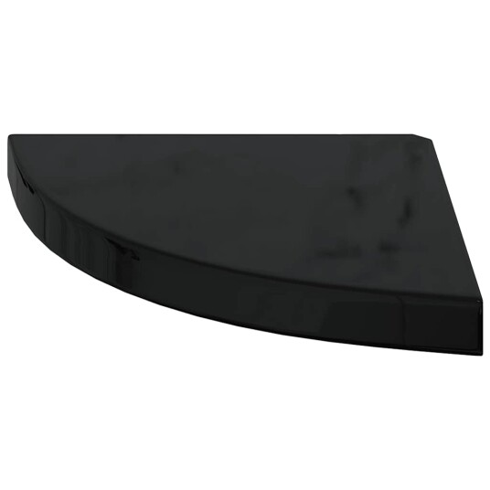 vidaXL Flytende vegghylle h?yglans svart 35x35x3,8 cm MDF vidaXL Flytende vegghylle h?yglans svart 35x35x3,8 cm MDF