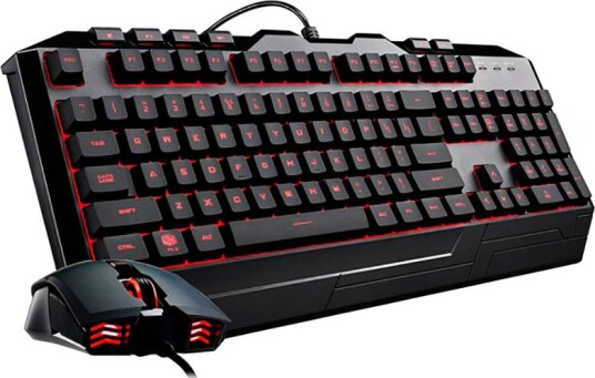 Cooler Master Devastator 3 Gamingtastatur med LED-belysning Membran