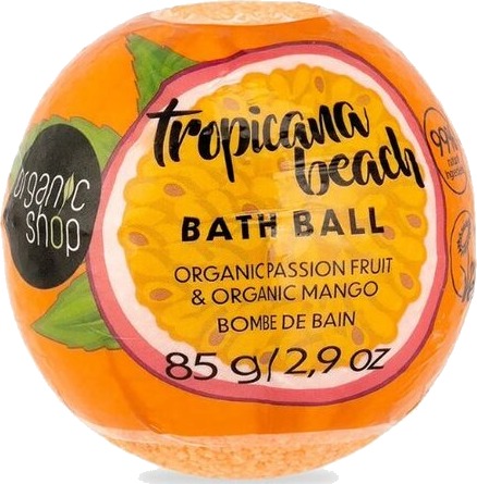 Organic Shop bath ball passion fruit & mango 85 g