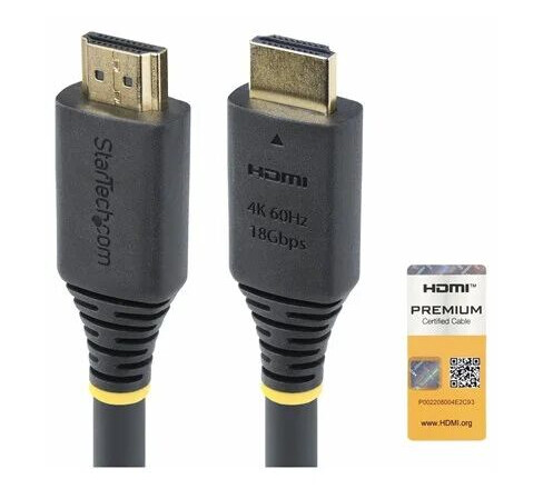 StarTech.com 7m (22.9ft) Premium Certified High Speed HDMI Cable 4K60Hz - HDMI cable with Ethernet - 7 m StarTech.com 7m (22.9ft) Premium Certified High Speed HDMI Cable 4K60Hz - HDMI cable with Ethernet - 7 m