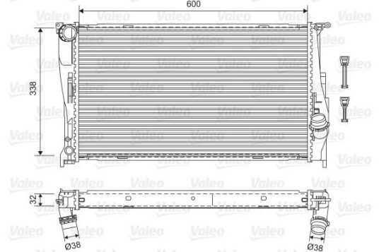 Radiator VALEO 701601 Radiator VALEO 701601