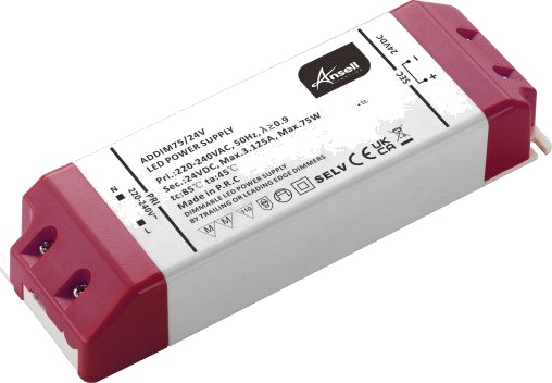 Ansell Lighting LED driver dimbar 24V 75W