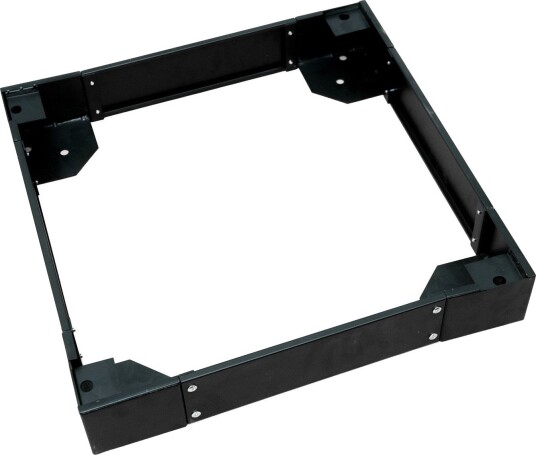 Extralink Metalsokkel til rackskap Svart 600x600mm