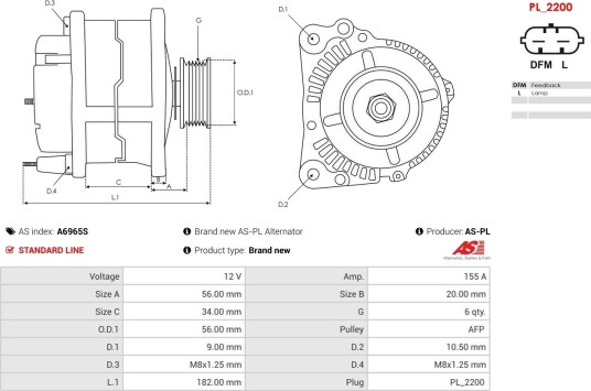 AS PL A6965S Dynamo