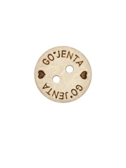Kort Og Godt Knapp Go Jenta 15Mm