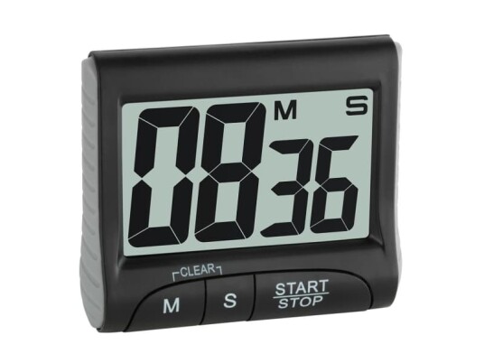 Tfa-Dostmann 38.2021.01 Digitalt tidsur Svart 99 min Plastikk LCD Magnetisk Tfa-Dostmann 38.2021.01 Digitalt tidsur Svart 99 min Plastikk LCD Magnetisk