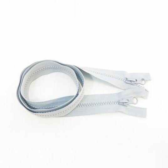 GLIDELÅS DELRIN 5mm 90cm 2 VEIS DELBAR GRÅ