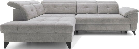 Inferne 5 seters Sofa med Sjeselong Grå Inferne 5 seters Sofa med Sjeselong Grå