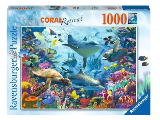 Ravensburger Puzzle Coral Reef Retreat 1000p Ravensburger Puzzle Coral Reef Retreat 1000p