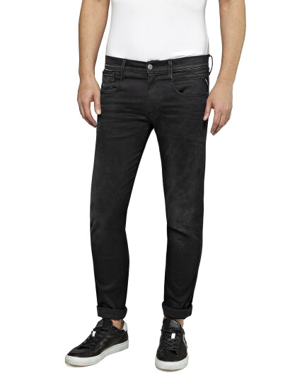 Replay Anbass Trousers Slim Hyper Cloud - Black - 34 x 32 Replay Anbass Trousers Slim Hyper Cloud - Black - 34 x 32