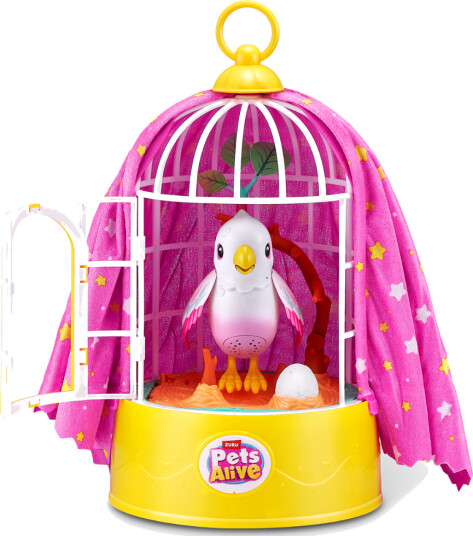 Pets Alive Polly Interaktiv Magisk Fuglefigur med Lyd og Lys