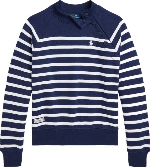 Polo Ralph Lauren Collegegenser Navy/Hvit Stripet Polo Ralph Lauren 16 år 176 Collegegenser Blå