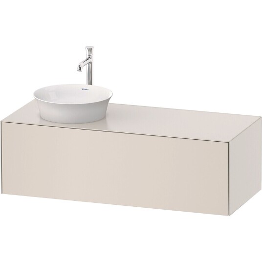 Duravit White Tulip Servantskap 1 skuff 130x55x40,8 cm Nordisk Hvit Matt