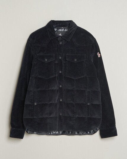 Moncler Grenoble Gelt Corduroy Shirt Jacket Navy