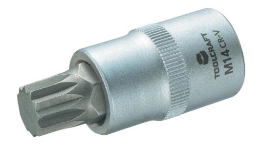 Toolcraft 816171 Multitand (Xzn) Topnøgle-Bit-Indsats 14 Mm 1/2 (12,5 Mm)