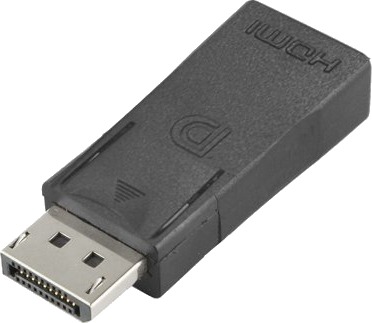 DisplayPort ha til HDMI hu Adapter - Svart