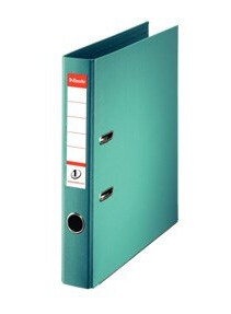 Esselte Brevordner NO1 A4, 50mm, turkis 10 stk Esselte Brevordner NO1 A4, 50mm, turkis 10 stk