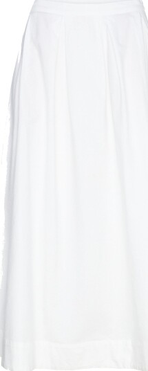 Ahlvar Gallery Mace Oxford Skirt White XS