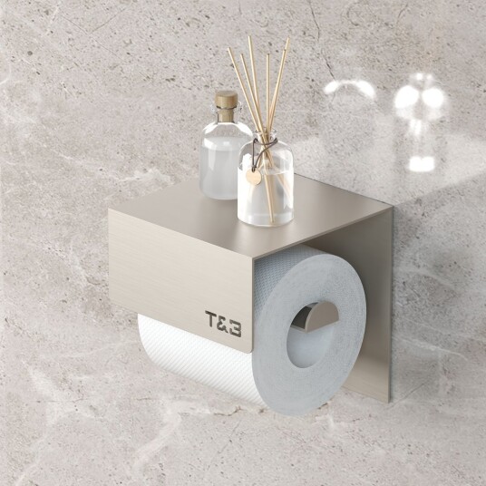 T&B TOALETTRULLHOLDER - 1 - BEIGE 3M TAPE