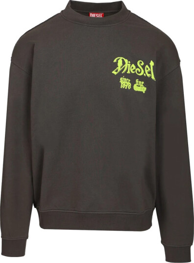 Diesel Herre Gensere & Hettegensere Svart L,