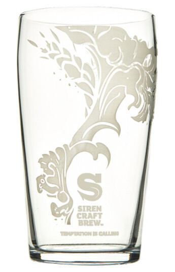 Siren ølglass pint Siren ølglass pint
