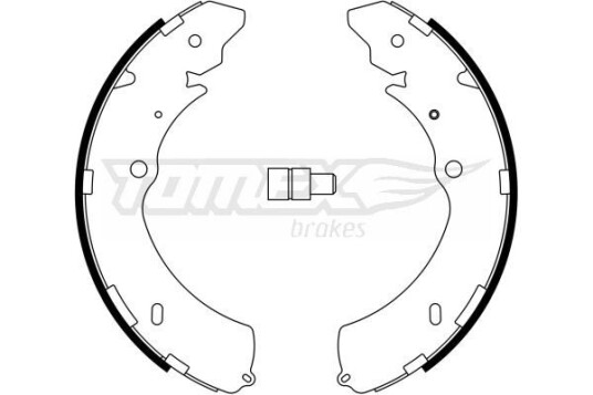 Bremsesko sett TOMEX Brakes TX 23 28