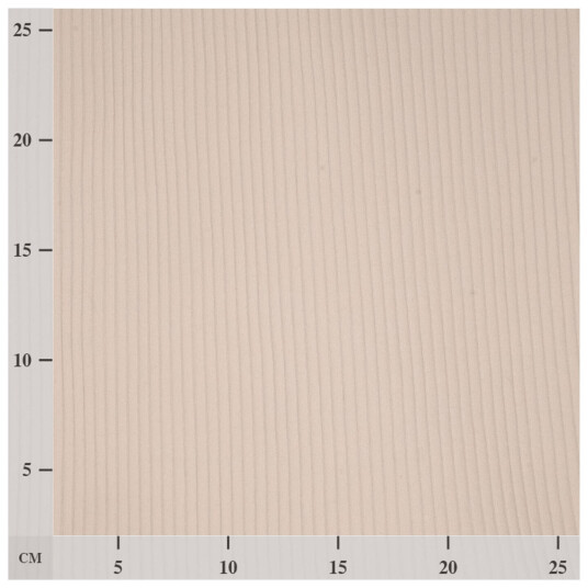 Ribb Jersey 3mm, optisk hvit
