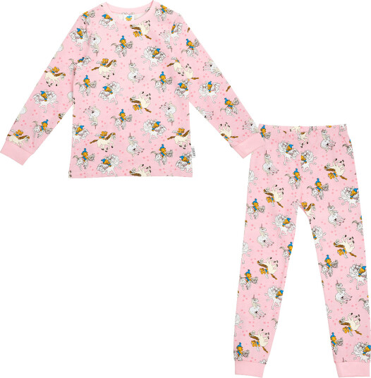 Bamse Ponnyer Pyjamas   Pink   122/128