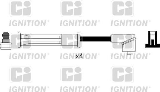 Tennplugg kabelsett QUINTON HAZELL XC1090