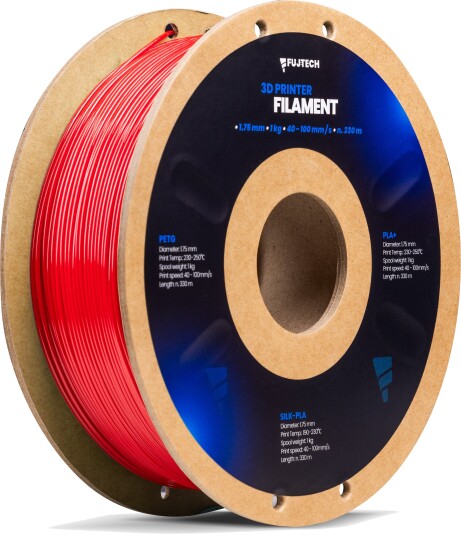 Fujtech PETG Filament Rød 1.75 mm
