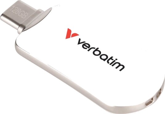 Verbatim Plectra Usb-Flashstasjon 128 Gb Hvit