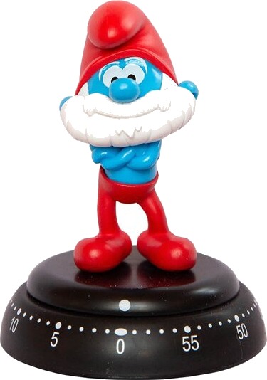 Bengt Ek Mekanisk timer Gammelsmurf blå Bengt Ek Mekanisk timer Gammelsmurf blå