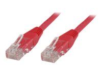 MicroConnect nettverkskabel - 30 cm - rød MicroConnect nettverkskabel - 30 cm - rød