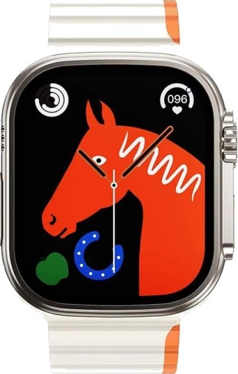 HOCO Magnetisk Silikonreim for Apple Watch 38/40/41mm Starlight/Oransje
