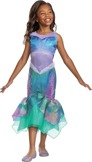 Disney Ariel Kjole Barn Kostyme - Small