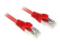Sharkoon Koblingskabel Rj-45 Hann Til Rj-45 Hann 1.5 M Sftp Cat 6 Rød