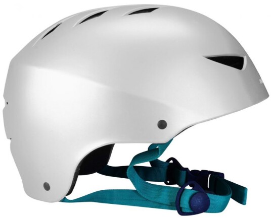 NIJDAM Skate Hjelm Aggressive Silver S