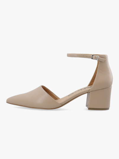 Bianco Devived Pump Faux Leather Beige 42