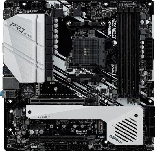 ASRock X570M Pro4 AMD AM4 DDR4 Micro ATX ASRock X570M Pro4 AMD AM4 DDR4 Micro ATX