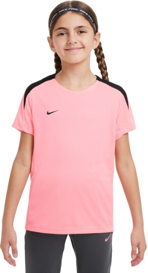 Nike Dri-FIT Strike Football Tee Junior Sunset Pulse/Sunset Pulse/Black L (147-158)