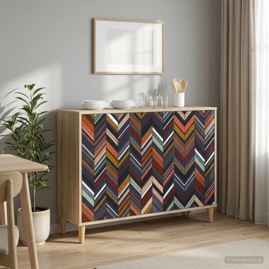 vidaXL Serviesskap OMMEN Sonoma 102 x 33 x 75 cm Konstruert tre
