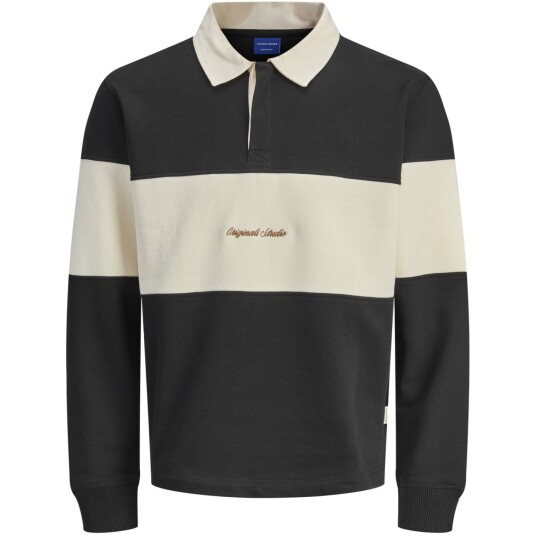 Jack & Jones Junior Black Jornorrebro Blocking Sweat Polo Jnr 176