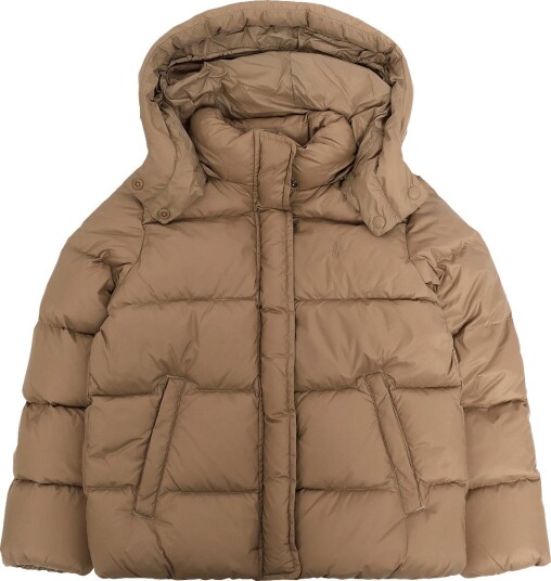 Ralph Lauren Kids Down Hooded Jacket CAMEL 142 153