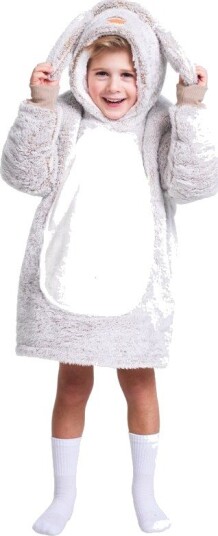 Noxxiez Oversized Hoodie Til Barn 3-6 År Kanin