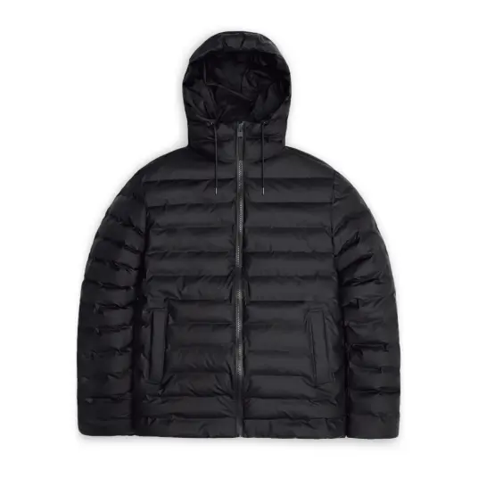 Rains Unisex Lohja Puffer Jacket W3T2 Black S Rains Unisex Lohja Puffer Jacket W3T2 Black S