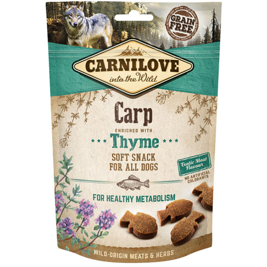 Carnilove Karpe & Timian 200 g Naturlige Hundegodbiter